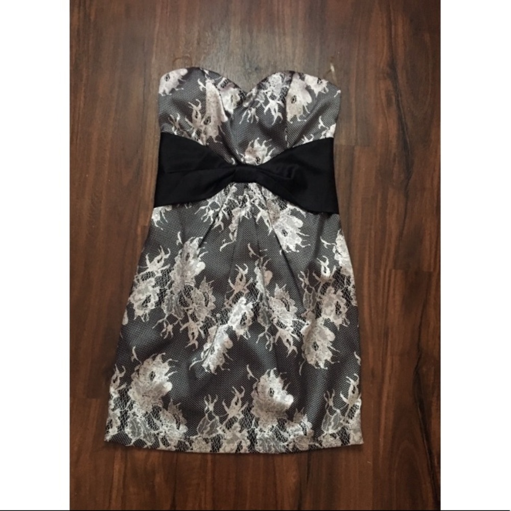 Black and white dress